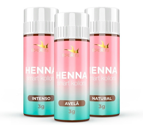 Promoção Rb Kollors - Henna P/ Sobrancelha 3 Und