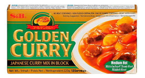 S&b Golden Curry Salsa Mix, Medio Picante, 7.7 Oz