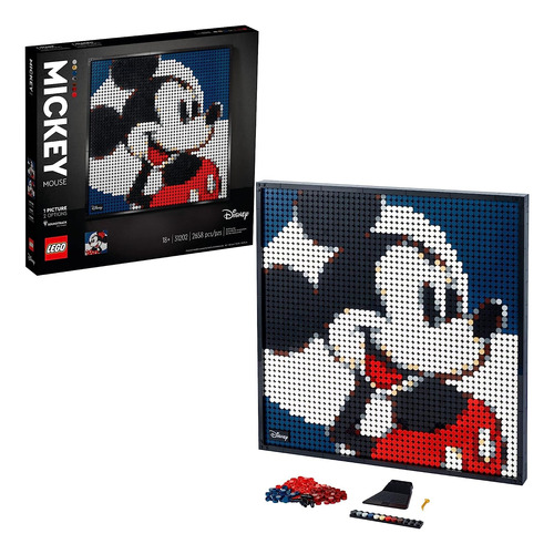 Lego Art Disney's Mickey Mouse 31202 Kit De Construcción