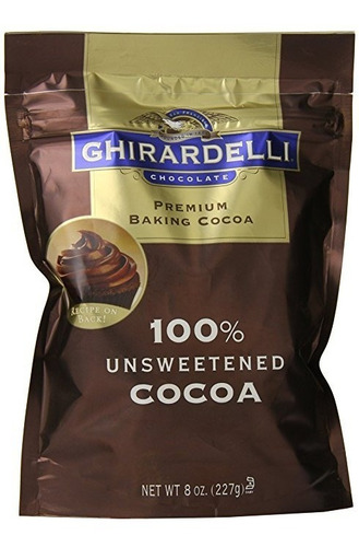 Ghirardelli Chocolate Sin Azúcar Cacao Bolsa, De 8 Onzas