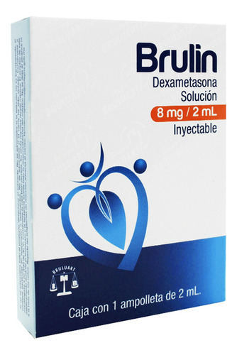Brulin Dexametasona Solución Inyectable 8mg/2ml 1 Apolleta 2