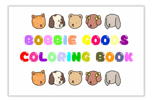 Libro Para Colorear Bobbie Goods