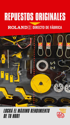 Motocortadora Césped Roland H001 Std Motor Rh Eléctrico 15hp
