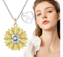 Comprar Joyeria Mujer Collare De Plata 925 Collares Girasol Dijes