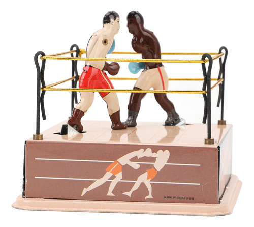 Lata Decorativa De Juguete De Boxeo De Mesa Con Temática Nos