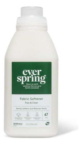 Ever Spring Free & Clear Suavizante De Telas Sin Perfume - 3