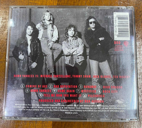 Imagem 2 de 4 de Cd Cd Damn Yankees 26159-2 (impor Damn Yankees