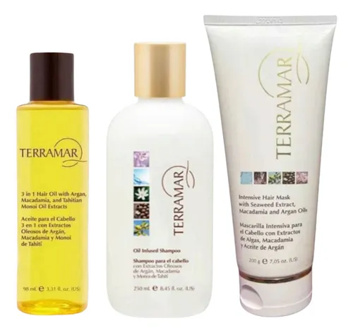 comprar Set Capilar Terramar Shampoo, Mascarilla Y Aceite 3 En 1