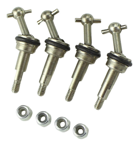 2 X 4 Piezas De Eje De Transmisión De Metal Para Wltoys