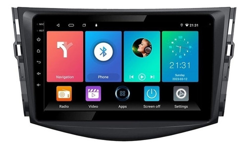 Estéreo Toyota Rav4 2006-2012 Android Carplay Gps 2g+32g