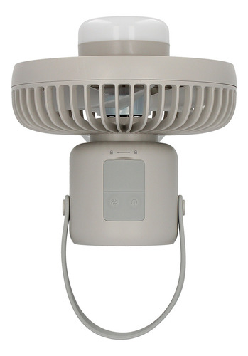 Lámpara Portatil Rl 30 Con Ventilador Beige Doite Color Gris