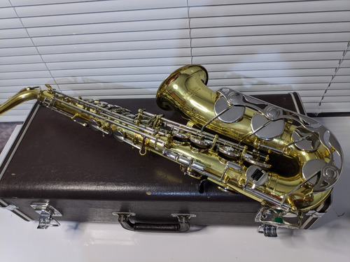 Saxofone Alto Mib Yamaha Yas 23 Dourado Japão Original