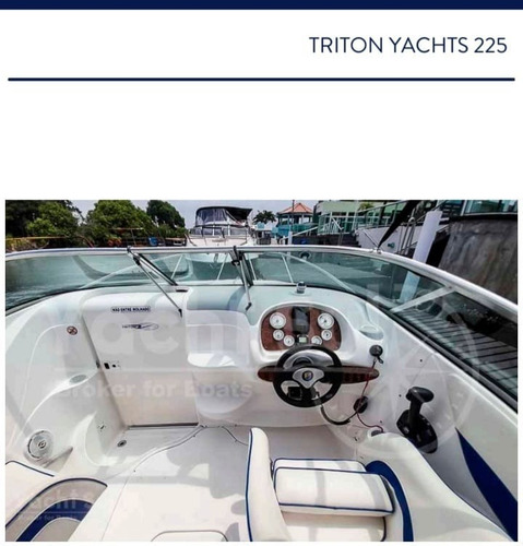Imagem 6 de 10 de Lancha Triton 225 - Ñ E Fs/focker/nx - (semi-nova)