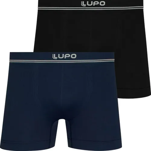 Kit 2 Cuecas Boxer Lupo Poliamida Sem Costura Box Microfibra