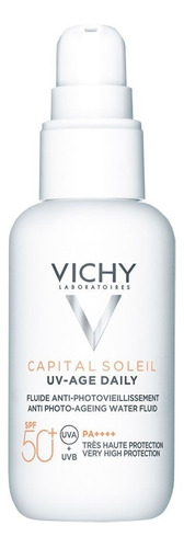 Protector Solar Vichy Capital Soleil Uv-age Daily Ultra Fluido Anti Edad Fps 50+ X 40ml