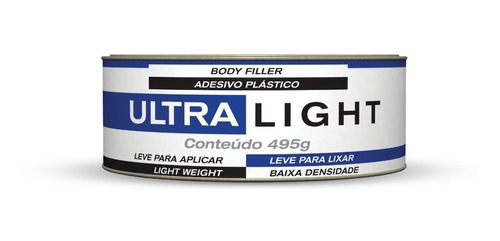 Massa Plastica Automotiva Adesivo Ultra Light - Rubber Maxi