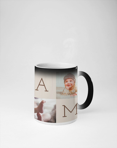 Taza Magica Personalizada Fotos Mamá, Feliz Dia De La Madre