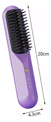 Mini Peine Portátil Para Alisar El Cabello Con Iones Negativ