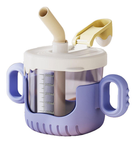 Taza Para Sorber, Taza De Entrenamiento Para Bebé, Violeta