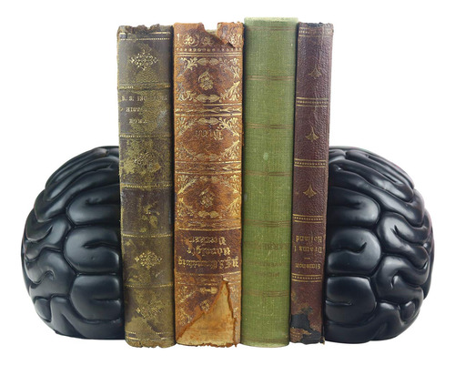 Sujetalibros Decorativos Para El Cerebro, Extremos De Libros