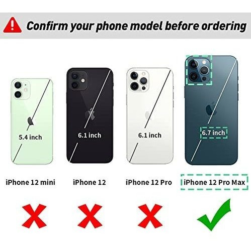 Funda De Bolsillo Lameeku Compatible Con iPhone 12 B5cql