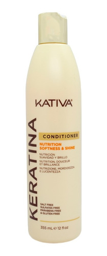 Kativa Keratina Acondicionador Nutricion Brillo Pelo 6c