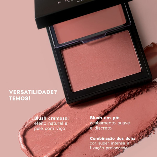 Duo Blush Océane Edition Cremoso E Pó Nude Rosy Paint
