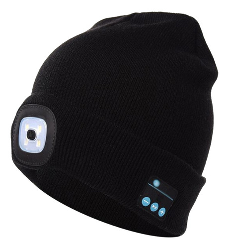 Sombreto Tejido De Punto Cálido Invierno Gorro De Bluetooth