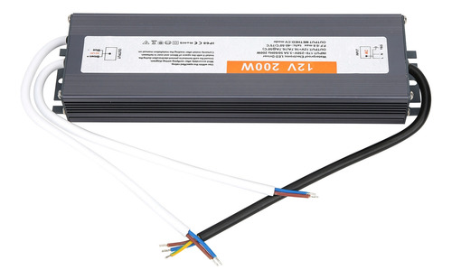 Controlador Led Impermeable De 200 W De Potencia Electrónica