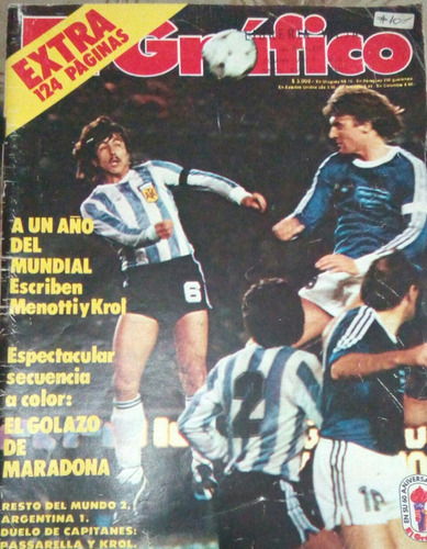 El Grafico 3116.argentina 1 Resto Del Mundo 2,año 1979
