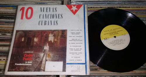 Carlos Puebla 10 Nuevas Canciones Cubanas Lp 10' Uru / Kktus