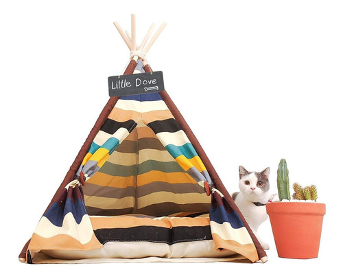 Imagen 1 de 5 de  pet Teepee Dog (puppy) & Cat Bed - Tiendas De Campaña ...