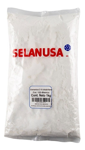 Diamantina Ultra Brillante Blanco Bolsa 1kg Selanusa