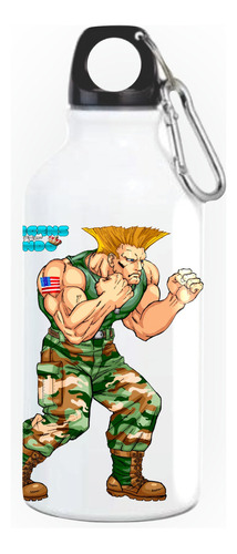 Termo Street Fighter Botella Caramañola White X101