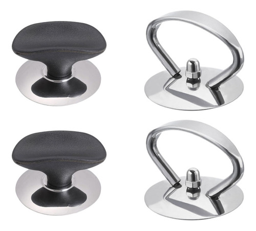 Accesorios Para Tapa De Sartén, Tapa Y Mango, 4 Unidades