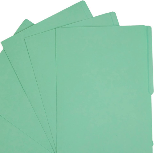 Folder Apsa L22fo Oficio Color Verde 1 Paquete C/100 Piezas