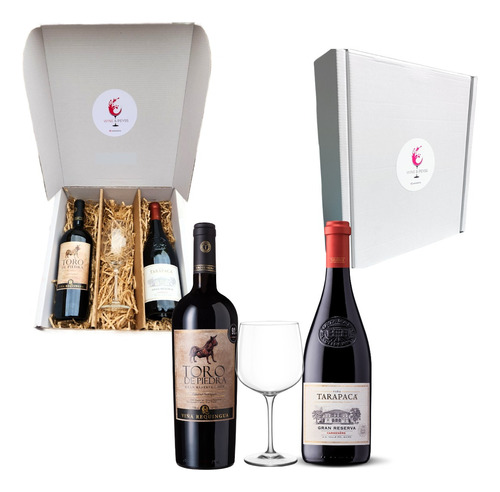 Regalo Pack Vinos Gran Reserva Torodepiedra/carmenere + Copa