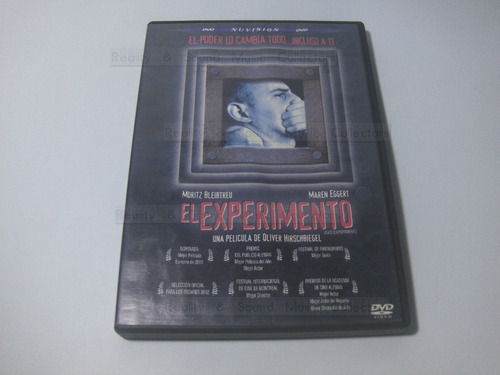 El Experimento Pelicula Dvd Oliver Hirschbiegel Nu Vision (Usado)