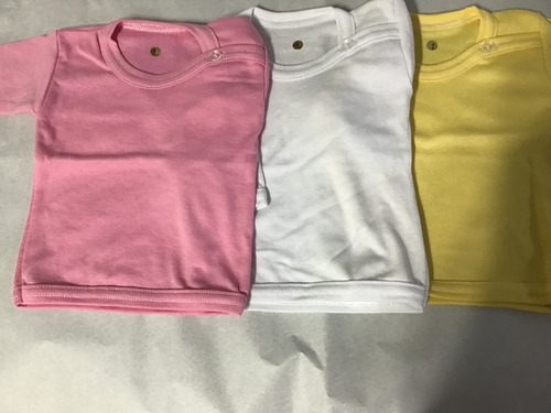 Pack 12 Camisetas Para Bebé 100% Algodón
