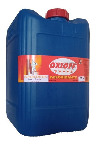 Desoxidante Oxioff Para Hierro Metal 20 Litros Lts