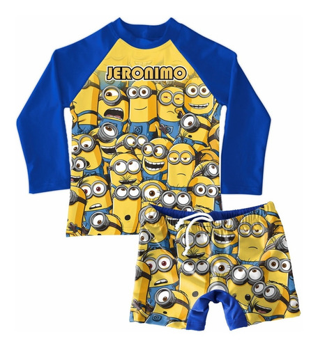 Conjunto De Traje De Baño Niño Minnios