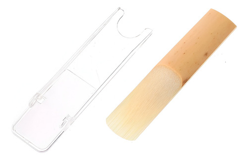 Par De Palhetas Em Bambu Natural Para Saxofone Alto N2.0