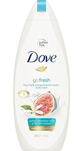 Gel Para Baño Y Ducha - Dove Go Fresh Body Wash, Higo Azul Y