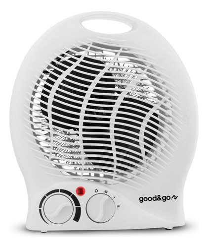 Aquecedor Elétrico 127v Doméstico 1500w Portátil Good&go Cor Branco