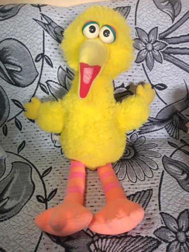 Big Bird Montoya Plaza Sésamo Peluche Con Sonido Ing. 50 Cm