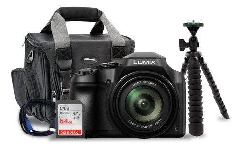 Cámara Digital Panasonic Lumix Fz80d 4k 18,1 Mp Con Zoom De
