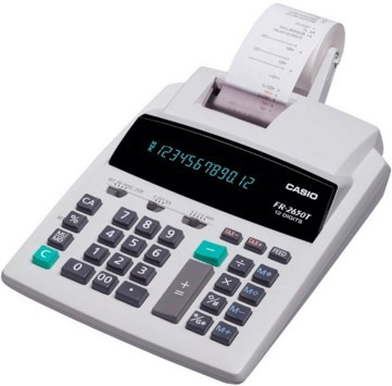 Calculadora Casio Printer Fr2650twebaedc  220v  12 Dígitos