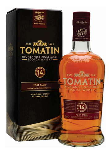 Whisky Tomatin 14 Años  Single Malt, 700 Ml.