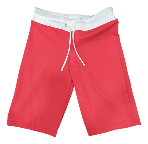 Short Para Tenis Rojo Con Blanco De Dama - Sofibella