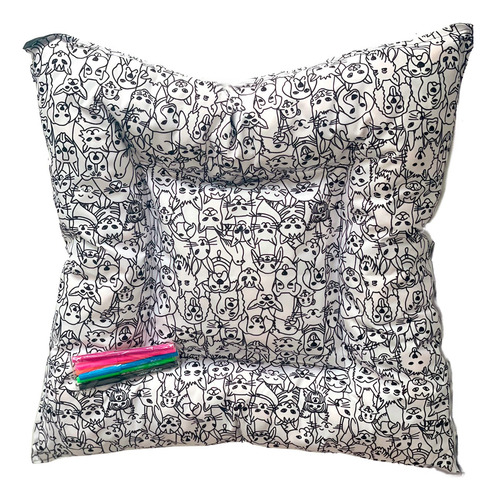 Cama Colchoneta Colchon Perros Grandes Antidesgarro Varios
